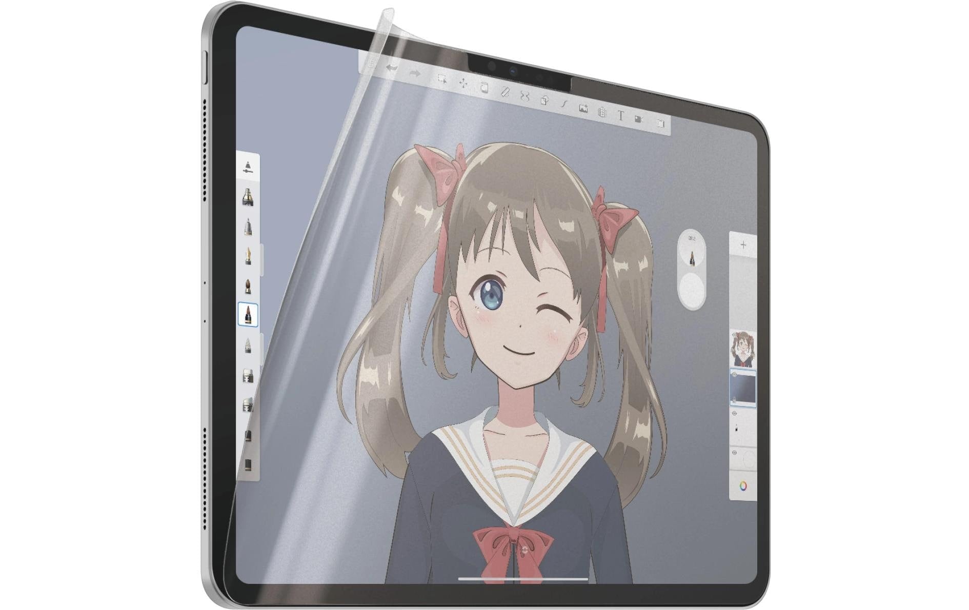 PanzerGlass GraphicPaper UWF Displayschutzfolie – für iPad Pro 11″, Stossschutz