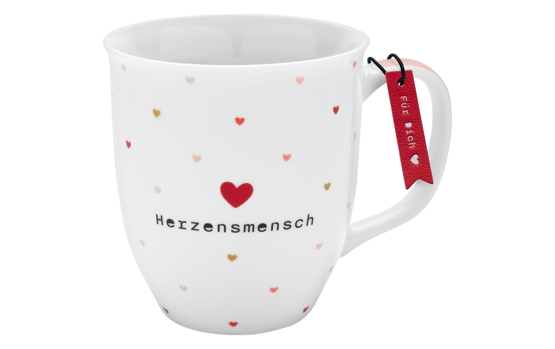 Sheepworld Tasse – 400 ml, Ø 9 cm, Porzellan, Weiss, spülmaschinenfest