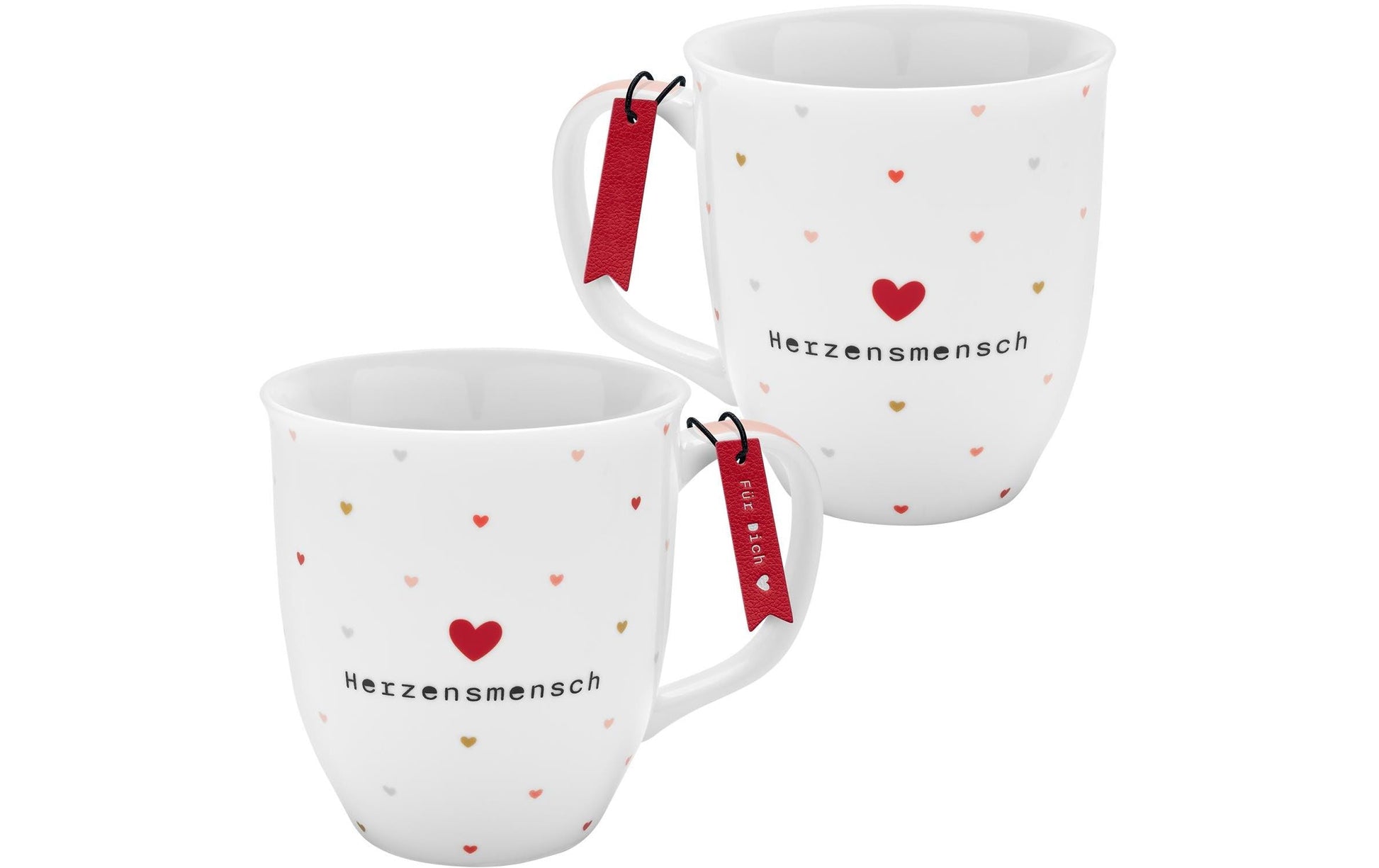 Sheepworld Tasse – 400 ml, Ø 9 cm, Porzellan, Weiss, spülmaschinenfest