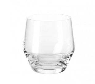 LEONARDO Puccini Whiskyglas – 0,31 l, Kristallglas, Transparent, Spülmaschinenfest, 6 Stück