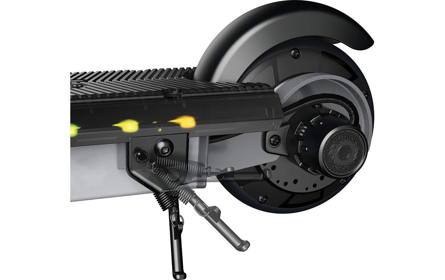 Razor PC E90 Lightshow INTL Elektroroller – 16 km/h, 10 km Reichweite, 90 W, 6 Ah – ab 8 Jahren – schwarz