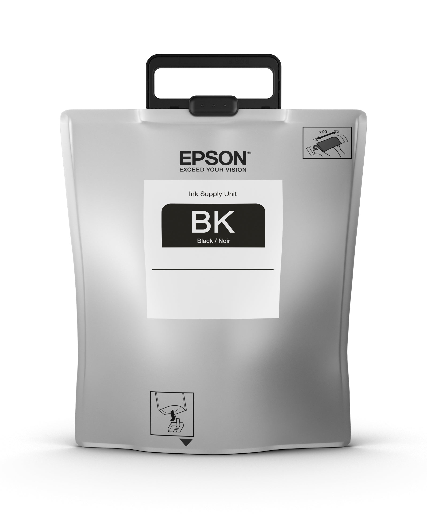 Epson Tintenpatrone C13T974100, Schwarz, 86'000 Seiten, 1'520.5 ml, Original – für WorkForce Pro WF-C869R