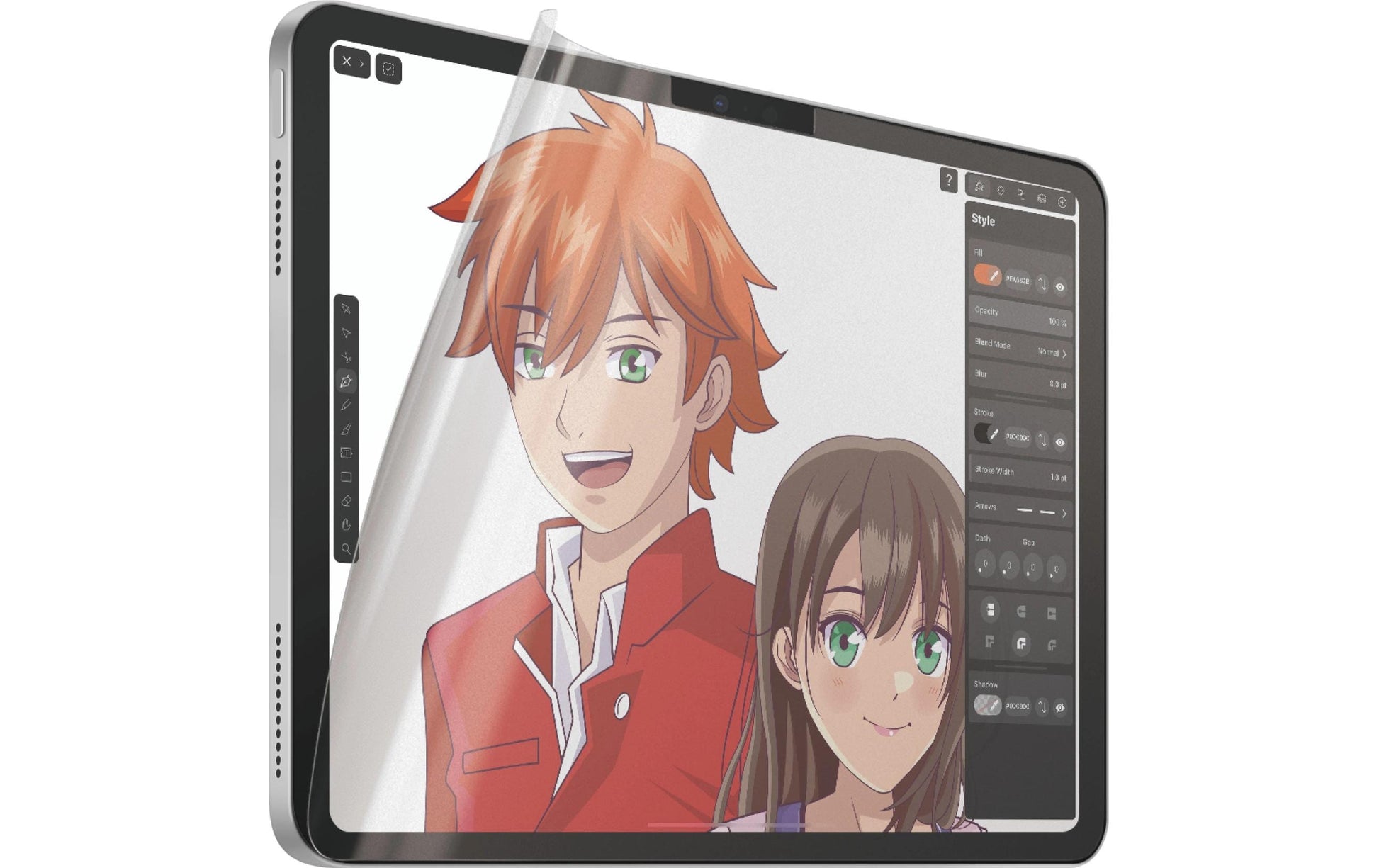 PanzerGlass GraphicPaper UWF Displayschutzfolie – für iPad Air 11" (M2/2024), fettabweisend