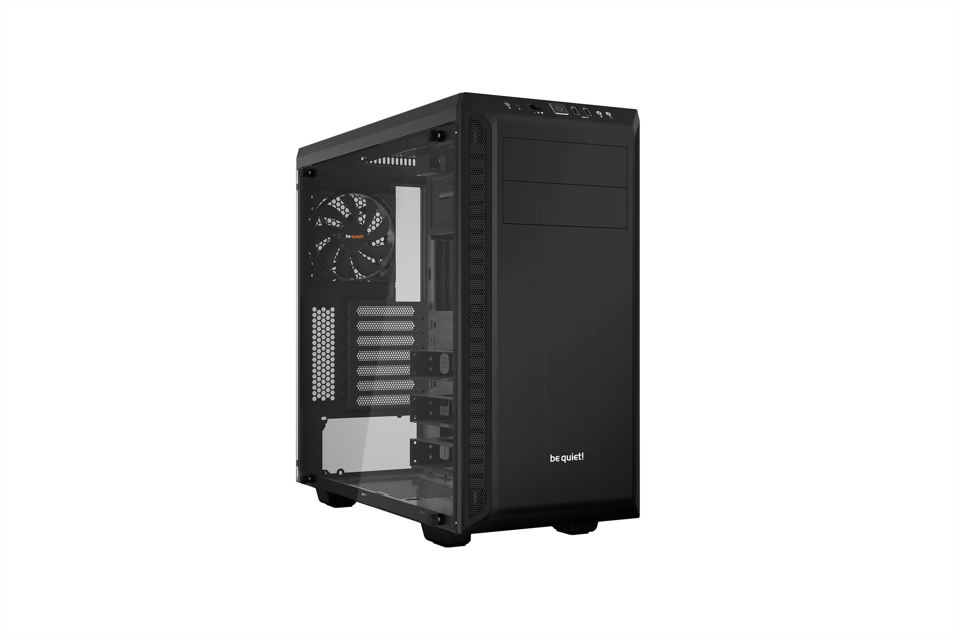 be quiet! be quiet Pure Base 600 – PC-Gehäuse – Midi-Tower, Schwarz, 3×3,5"/8×2,5", ATX
