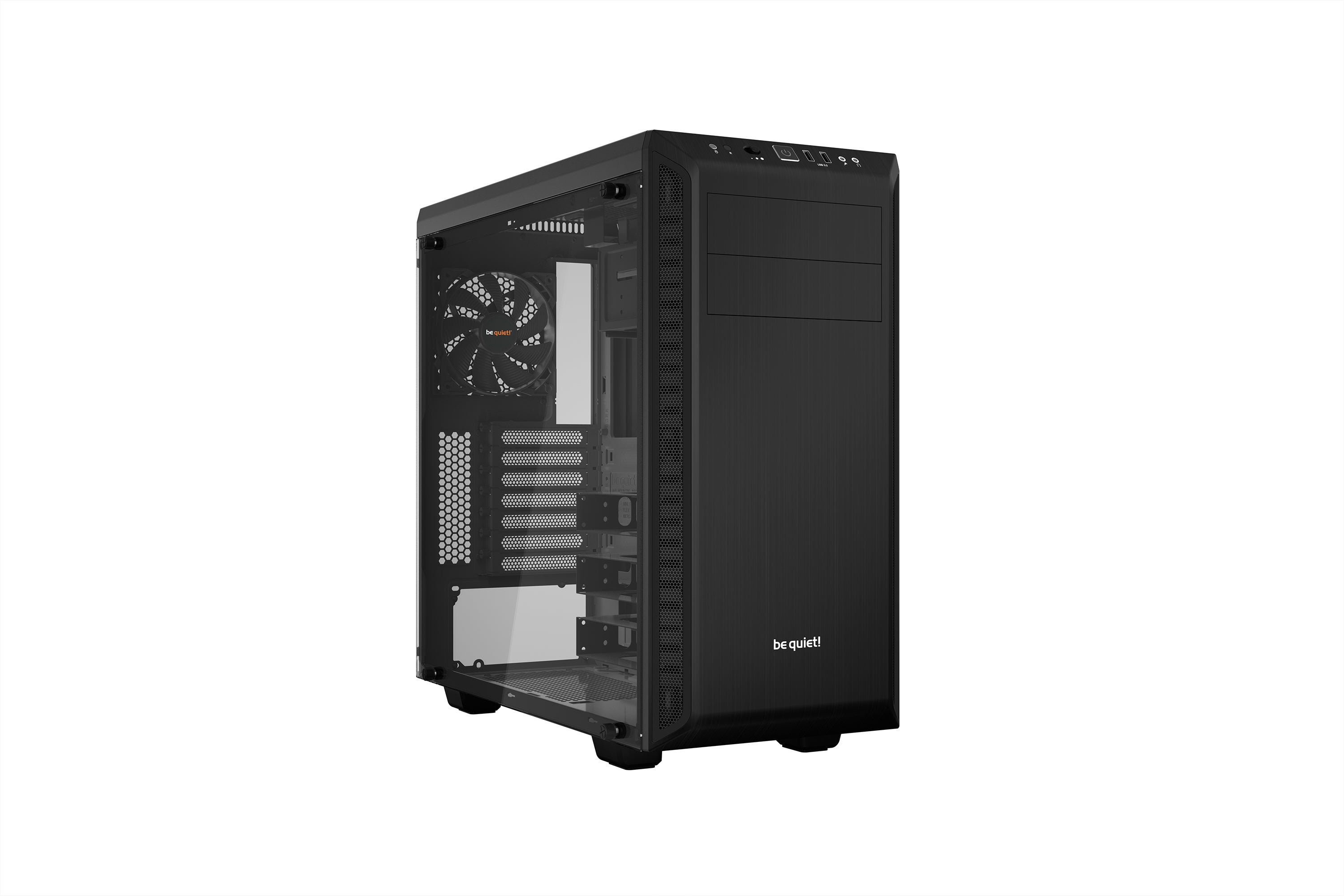 be quiet! be quiet Pure Base 600 – PC-Gehäuse – Midi-Tower, Schwarz, 3×3,5"/8×2,5", ATX
