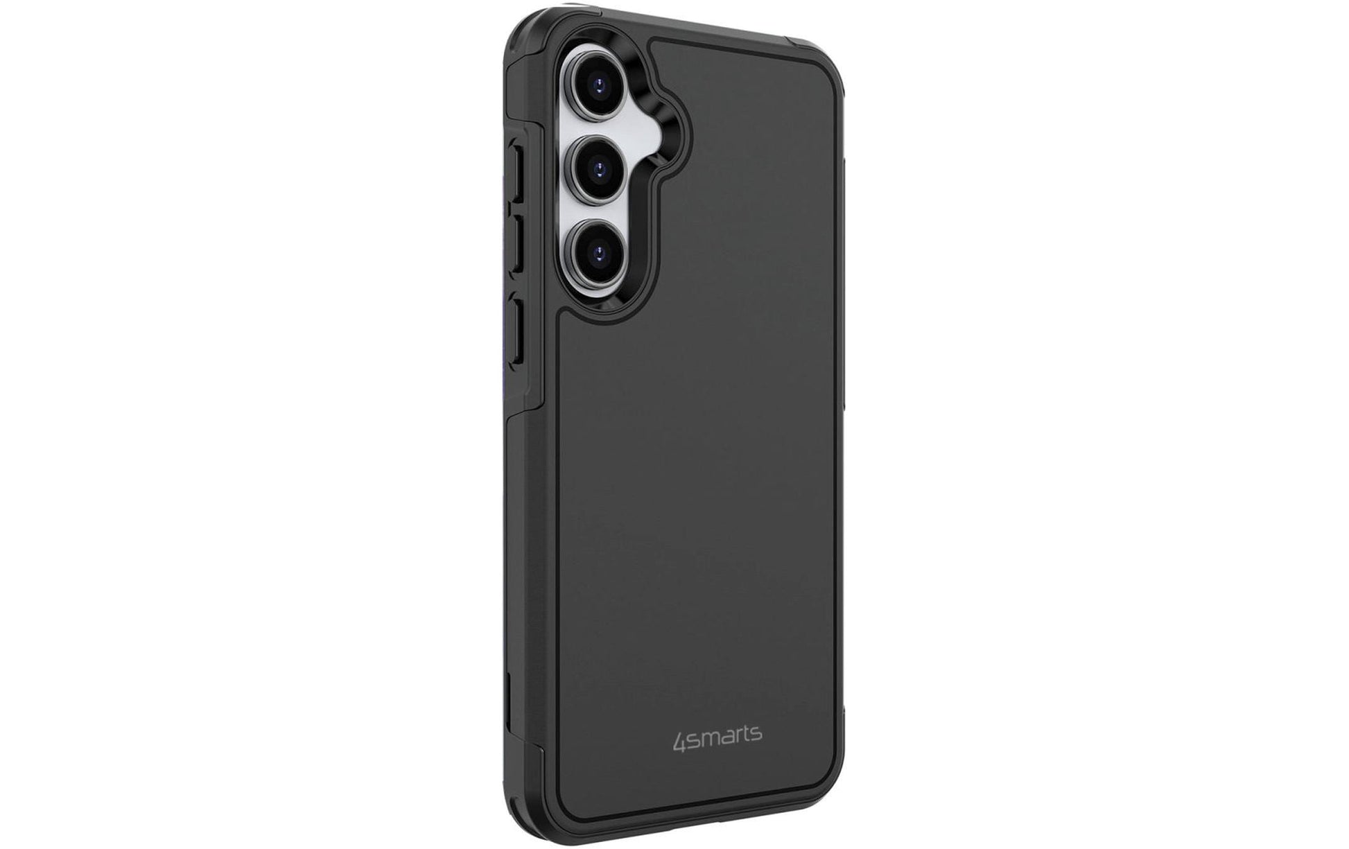 4smarts Defend Backcover – für Samsung Galaxy A55 (5G), PC+TPU, schwarz, bis 1,2 m sturzsicher