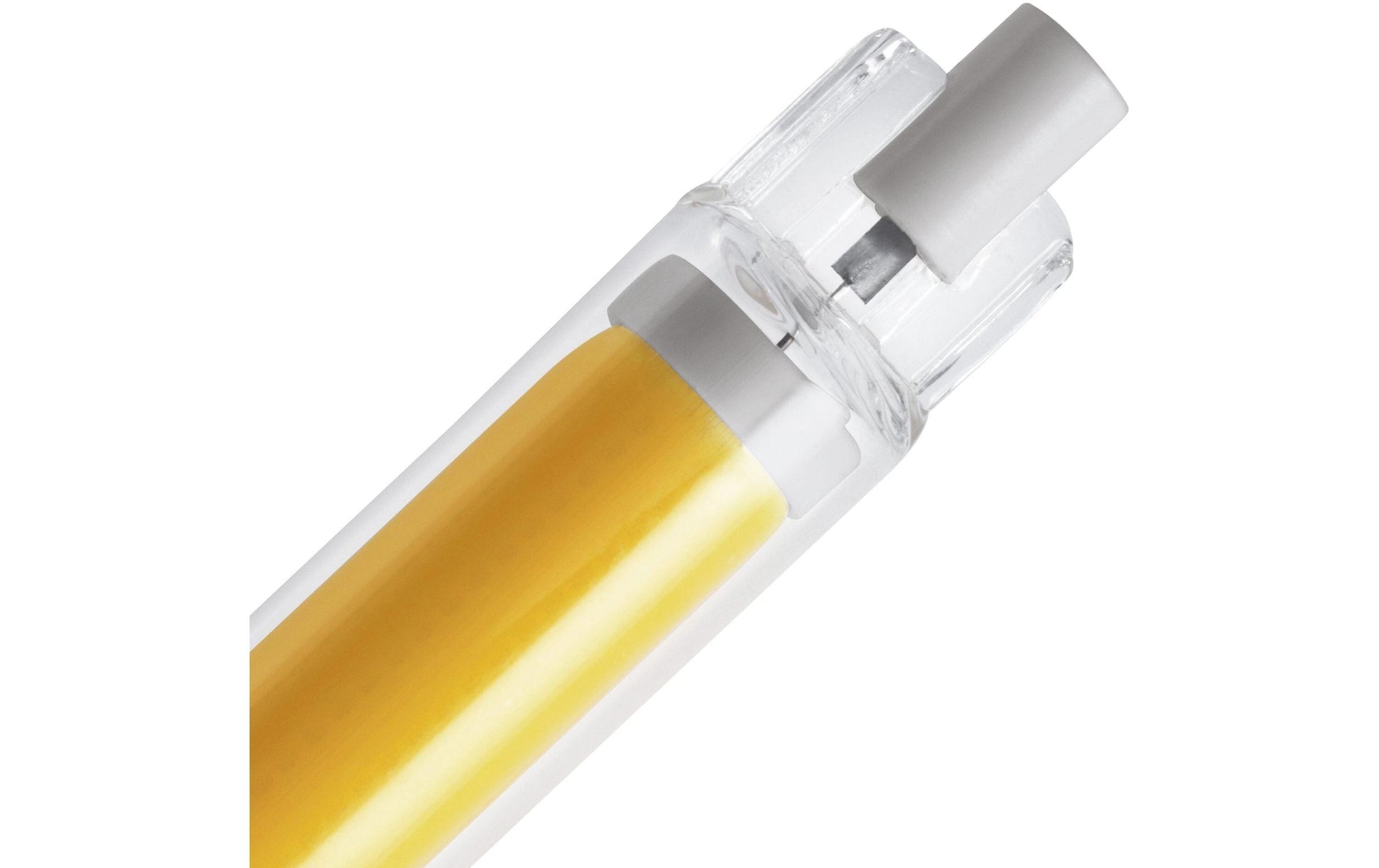 EGLO Leuchtmittel R7s (Rohrförmig) – Warmweiss 2700 K, 1055 lm, 9 W – 1 Stk., Transparent/Glas