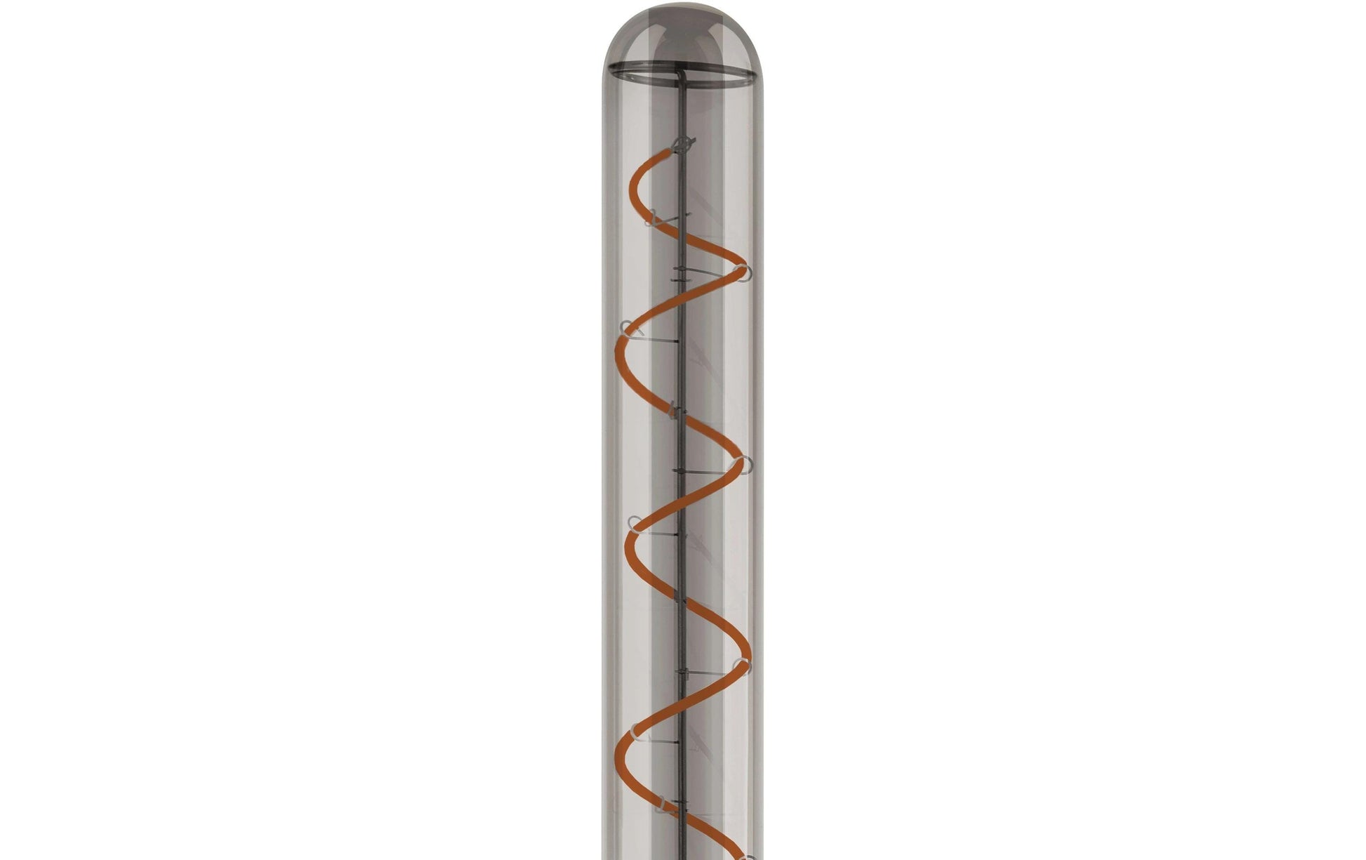 EGLO LED-Leuchtmittel E27 Stabform – Warmweiss 1700 K, 80 lm, 4 W – IP20 – 1 Stk. – Schwarz, Glas