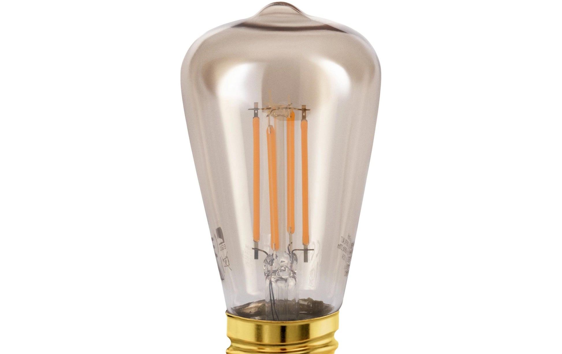 EGLO LED-Leuchtmittel E27 ST48 – Warmweiss 2200 K, 270 lm, 4 W – 1 Stk., Glas