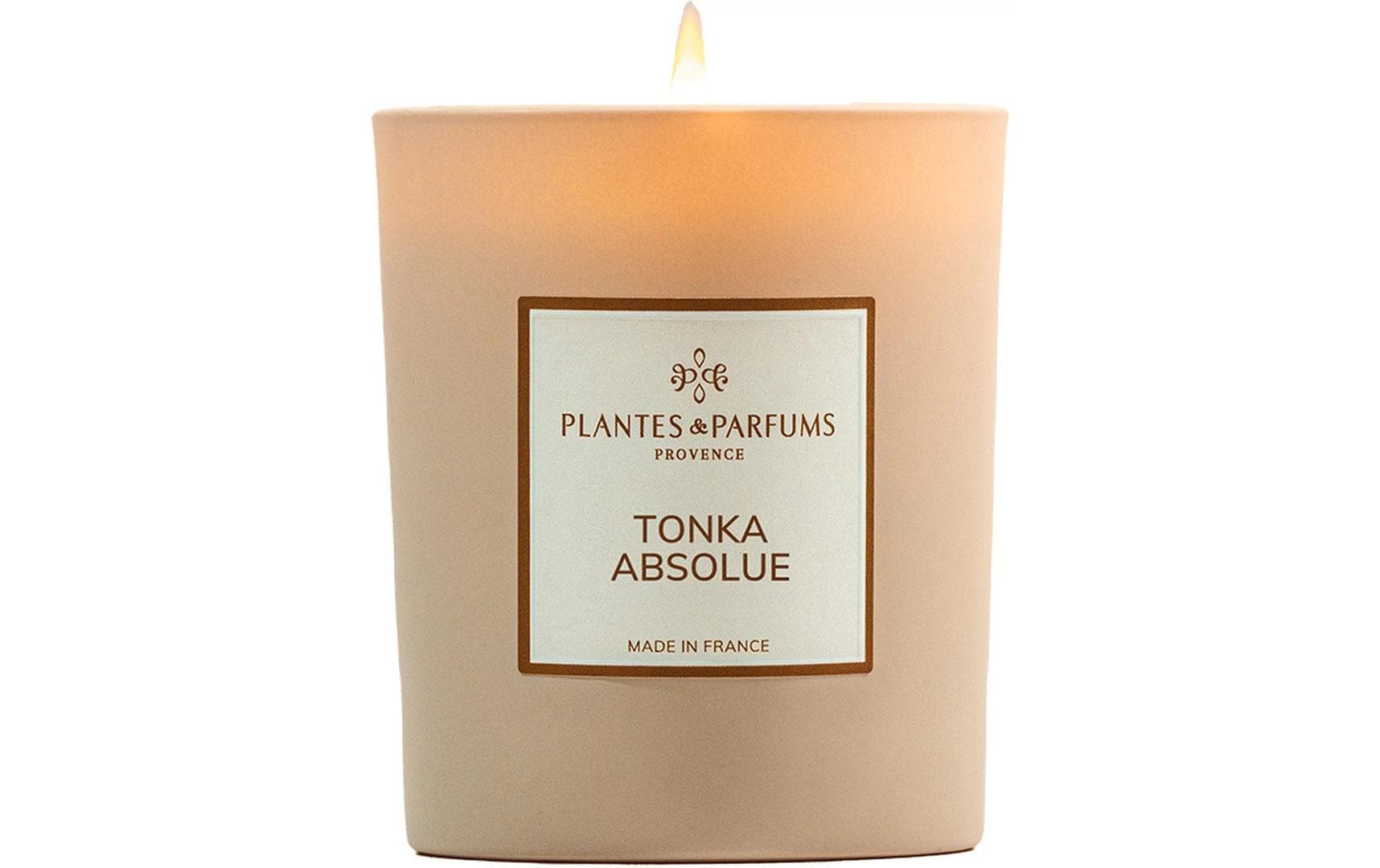 Plantes & Parfums Duftkerze – Tonkabohne – Ø 7,8 × 9 cm
