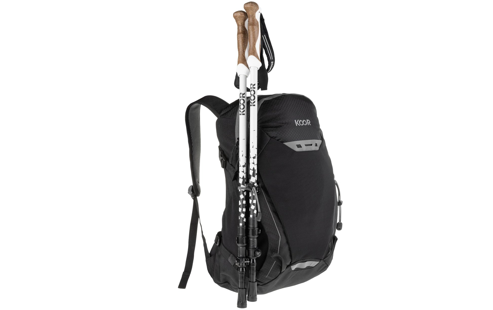 KOOR Wanderrucksack – 23 l, schwarz