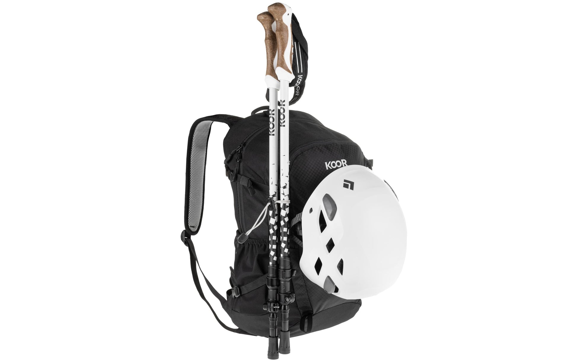 KOOR Wanderrucksack – 20 l, Polyester, Schwarz