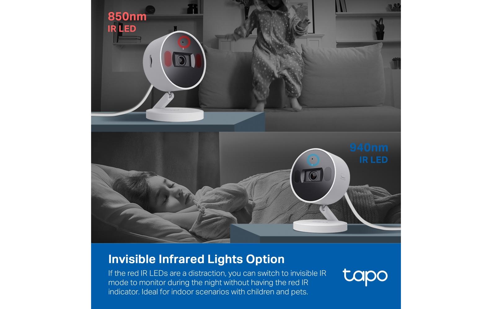 TP-Link Tapo C125 Wildkamera – 4 MP, Reichweite 10 m, microSD bis 512 GB, weiss
