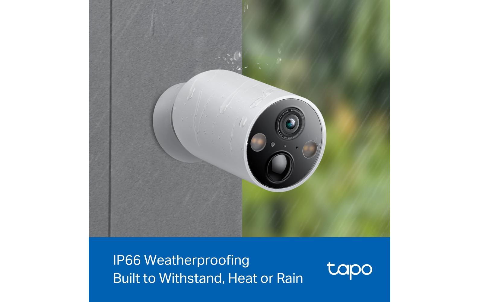 TP-Link Tapo C425 Wildkamera – 4 MP, Reichweite 15 m, IP66, 2er-Set, Weiss