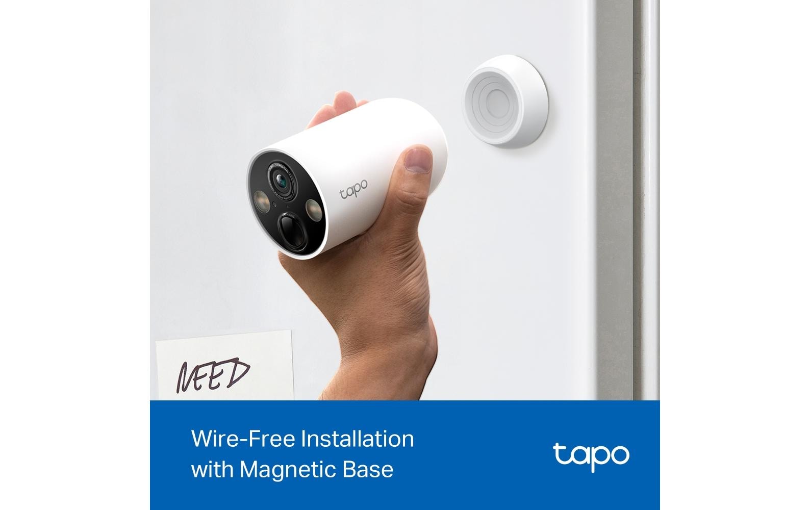 TP-Link Tapo C425 Wildkamera – 4 MP, Reichweite 15 m, IP66, Weiss, 4er-Pack