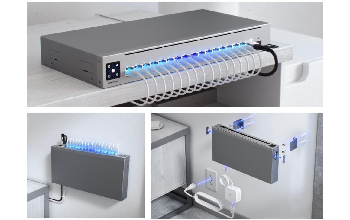 Ubiquiti Pro Max 16 – Managed Switch – 16×2.5G, 2×SFP+, L3, 1U