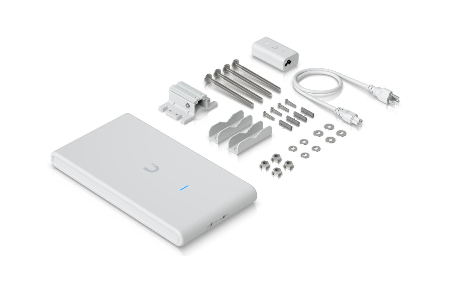 Ubiquiti U6-MESH-PRO – Access Point – Wi‑Fi 6 (2,4/5 GHz), 2,4 Gbit/s, GbE, PoE, Wandmontage