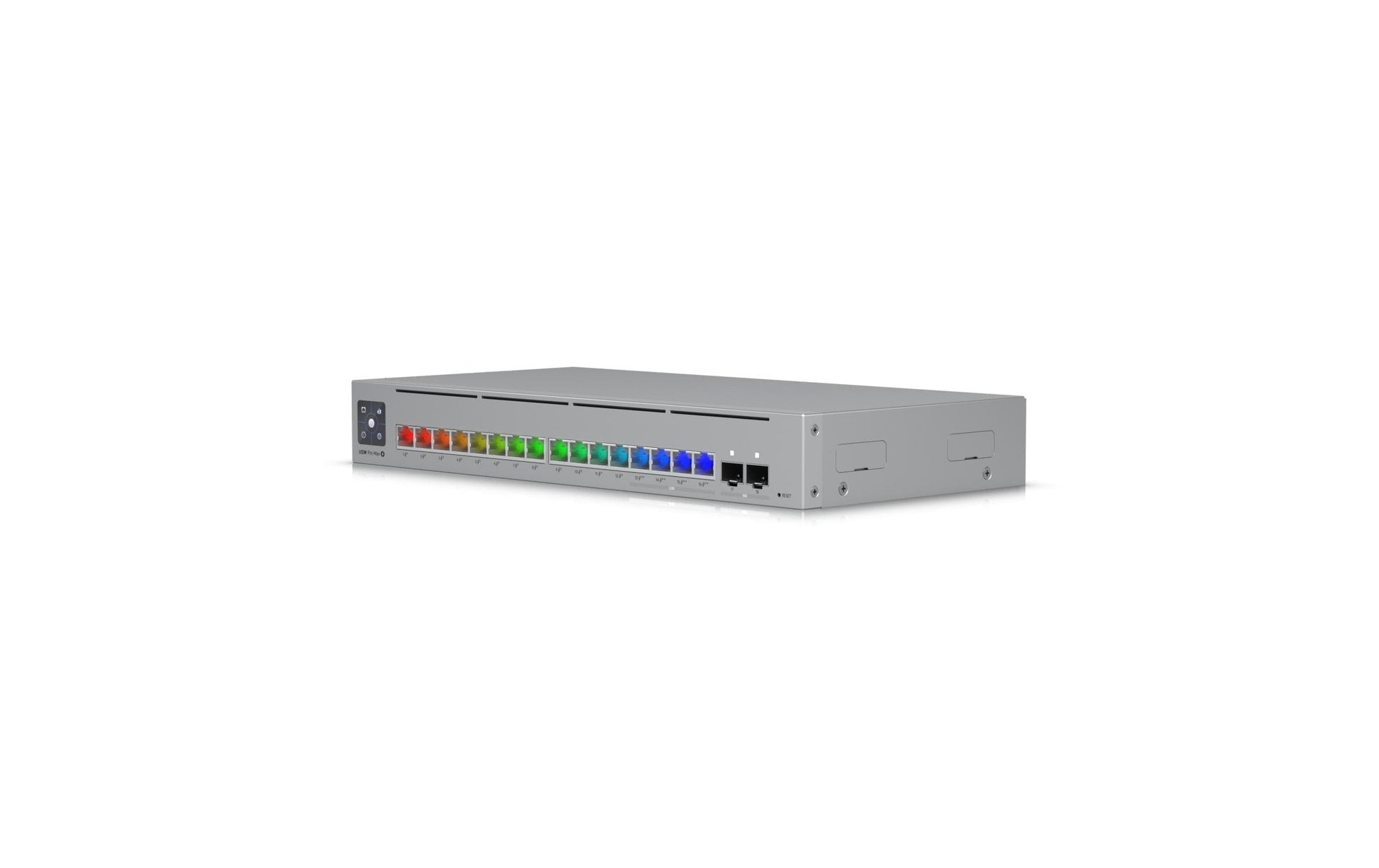 Ubiquiti Pro Max 16 PoE – Managed Switch – 12×GbE, 4×2.5G, 2×SFP+, L3, PoE++ 180 W, 19" Rack