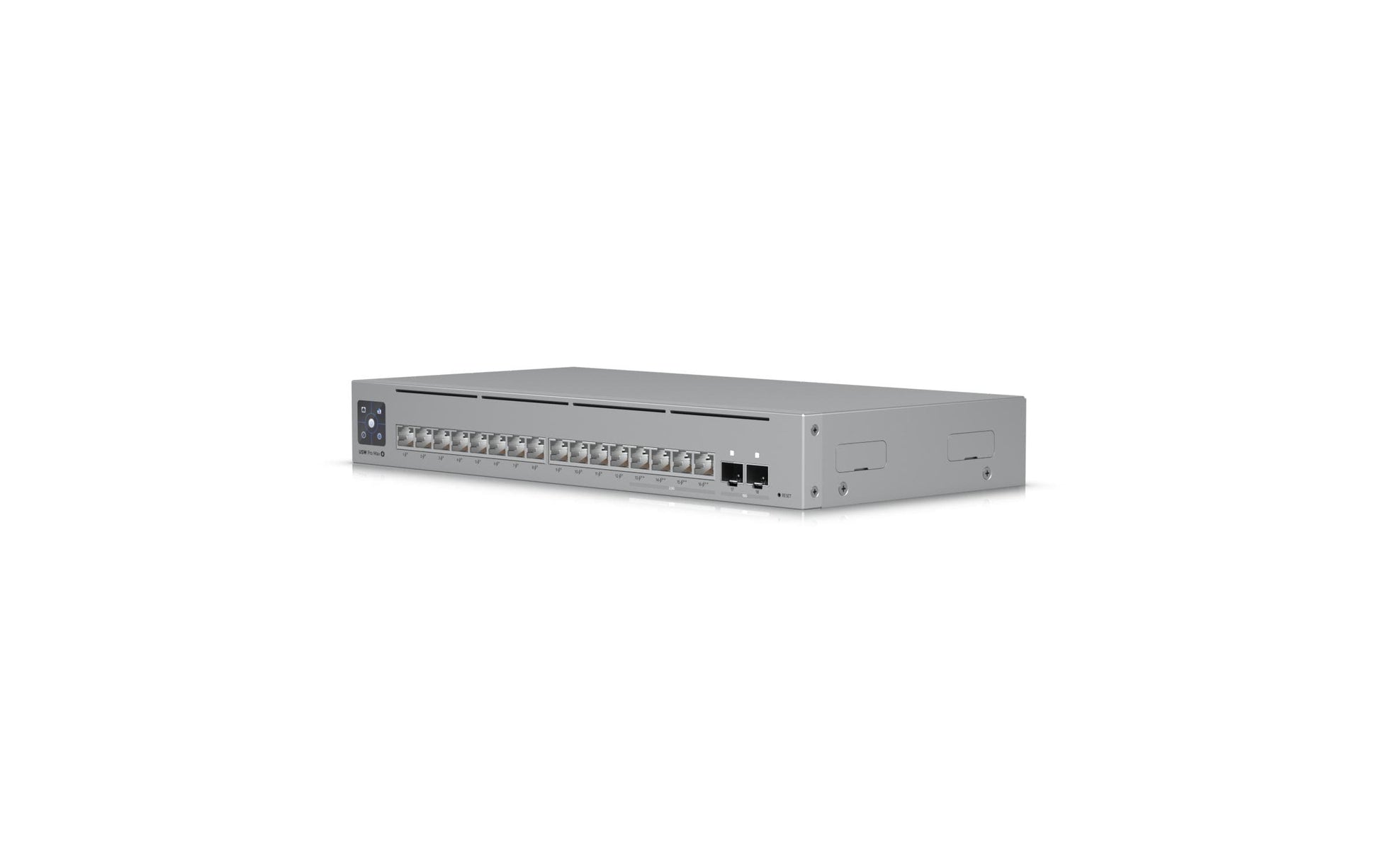 Ubiquiti Pro Max 16 PoE – Managed Switch – 12×GbE, 4×2.5G, 2×SFP+, L3, PoE++ 180 W, 19" Rack