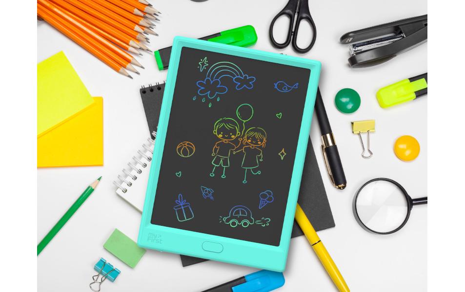 myFirst Sketch Pro Neo Magnettafel – ab 3 Jahren – Kunststoff, blau