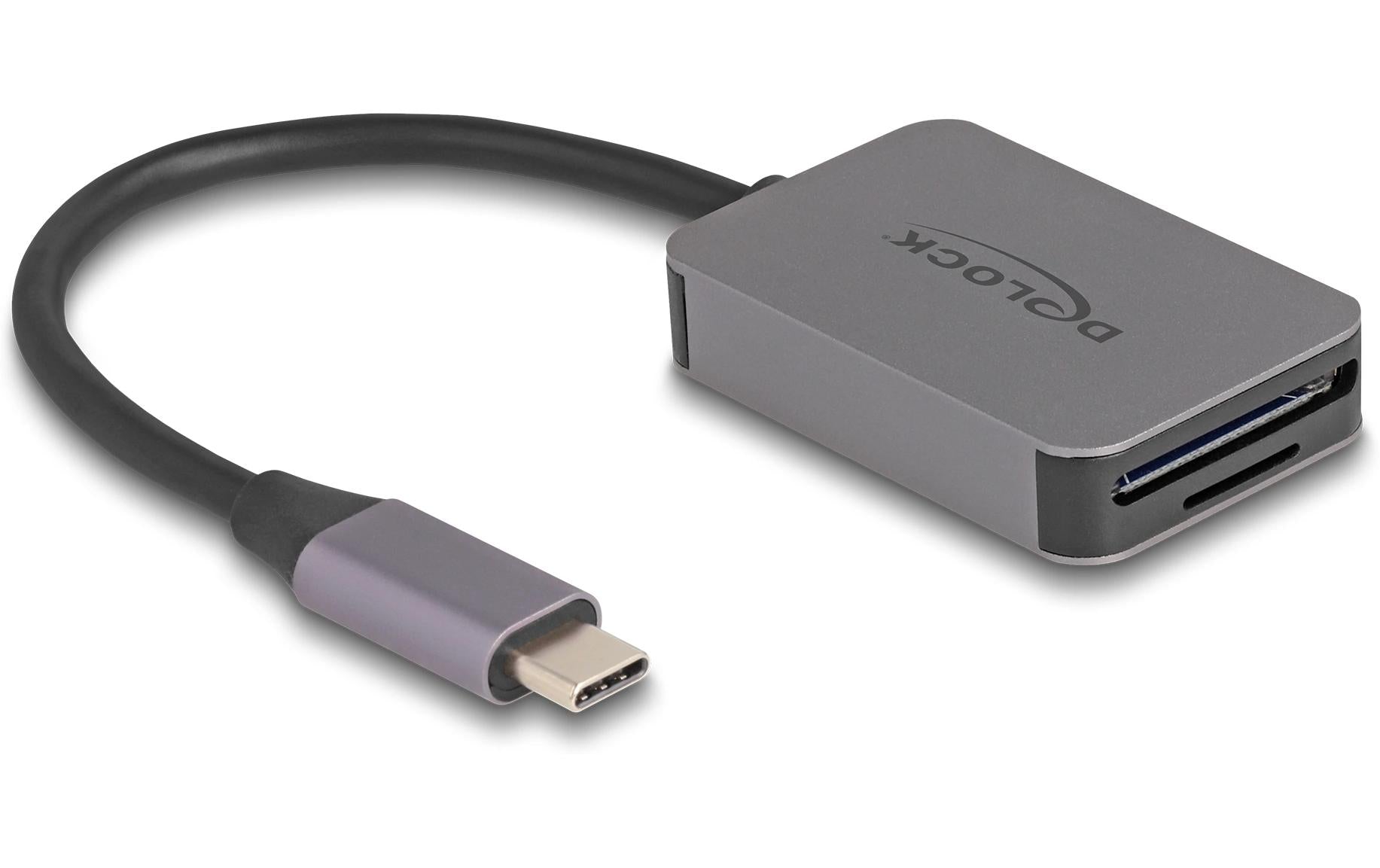 DeLOCK USB-C Kartenleser – für SD/MicroSD