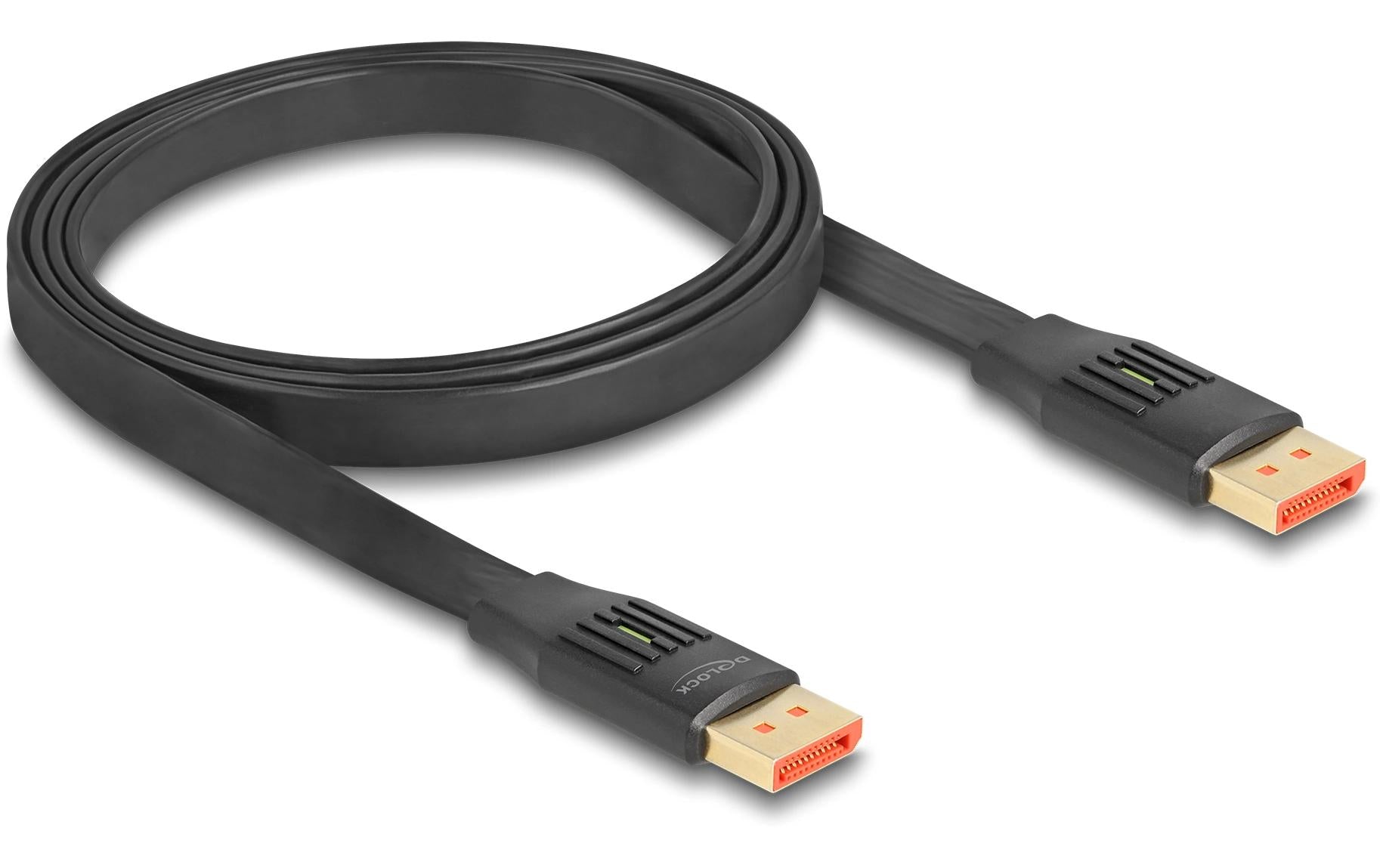 DeLOCK DisplayPort Kabel (DP–DP) DP 1.4 8K 60 Hz – 1 m – HDR