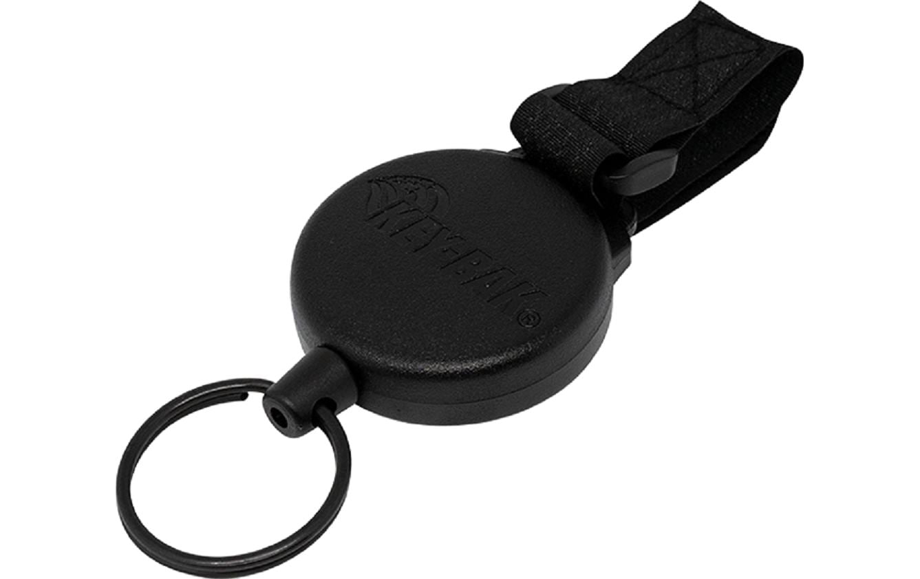 Key-bak Schlüsselanhänger KB 488 MOLLE – Seillänge 120 cm, Kevlarschnur, Schwarz