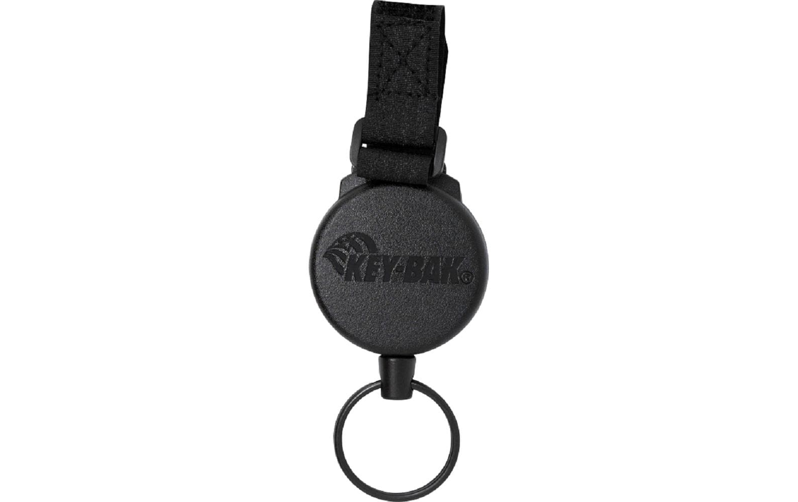Key-bak Schlüsselanhänger KB 488 MOLLE – Seillänge 120 cm, Kevlarschnur, Schwarz