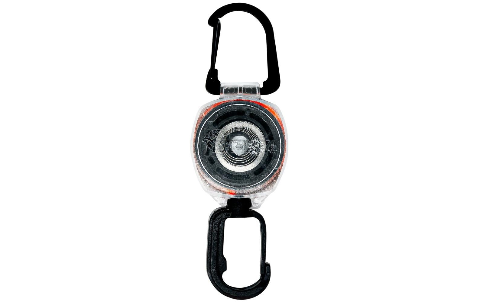 Key-bak Schlüsselanhänger KB Key Connect – mit Doppelkarabiner, Schwarz/Orange