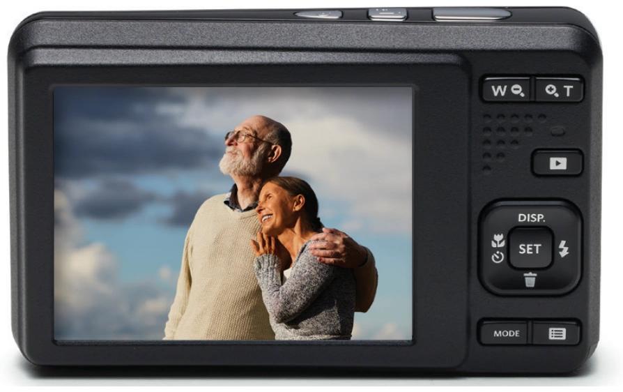 Kodak Pixpro FZ55RD – Kompaktkamera, 16 MP 1/2,3", 1080p, 5× optischer Zoom, Rot