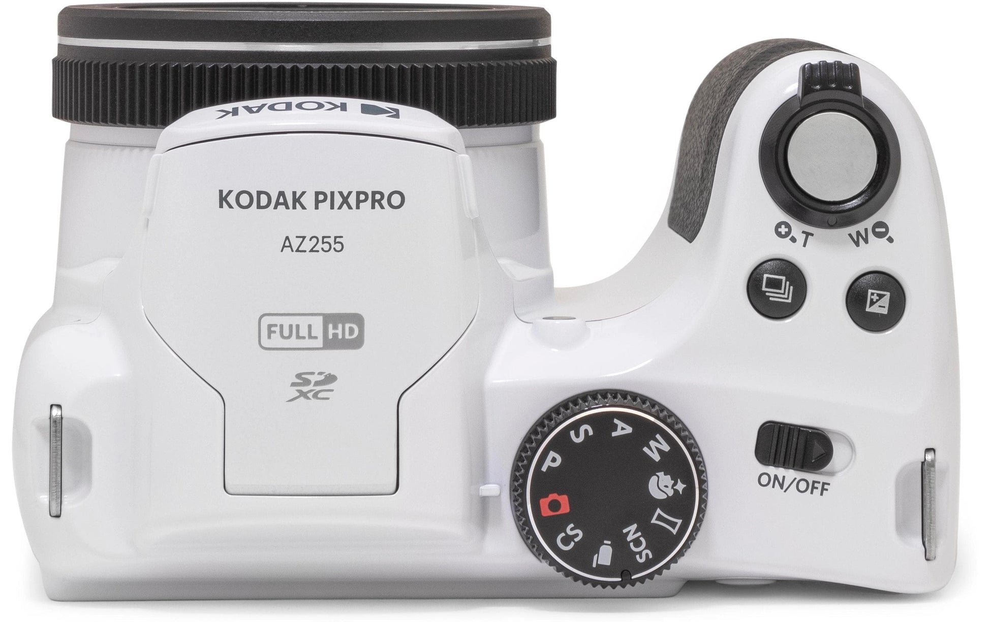 Kodak Pixpro Astra Zoom AZ255 – Kompaktkamera, 16,4 MP 1/2,3", 1080p, 25× optischer Zoom, Weiss