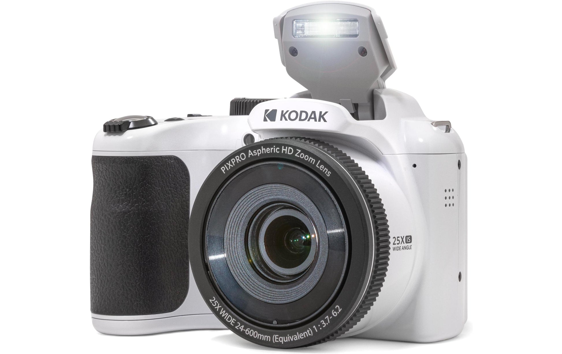 Kodak Pixpro Astra Zoom AZ255 – Kompaktkamera, 16,4 MP 1/2,3", 1080p, 25× optischer Zoom, Weiss