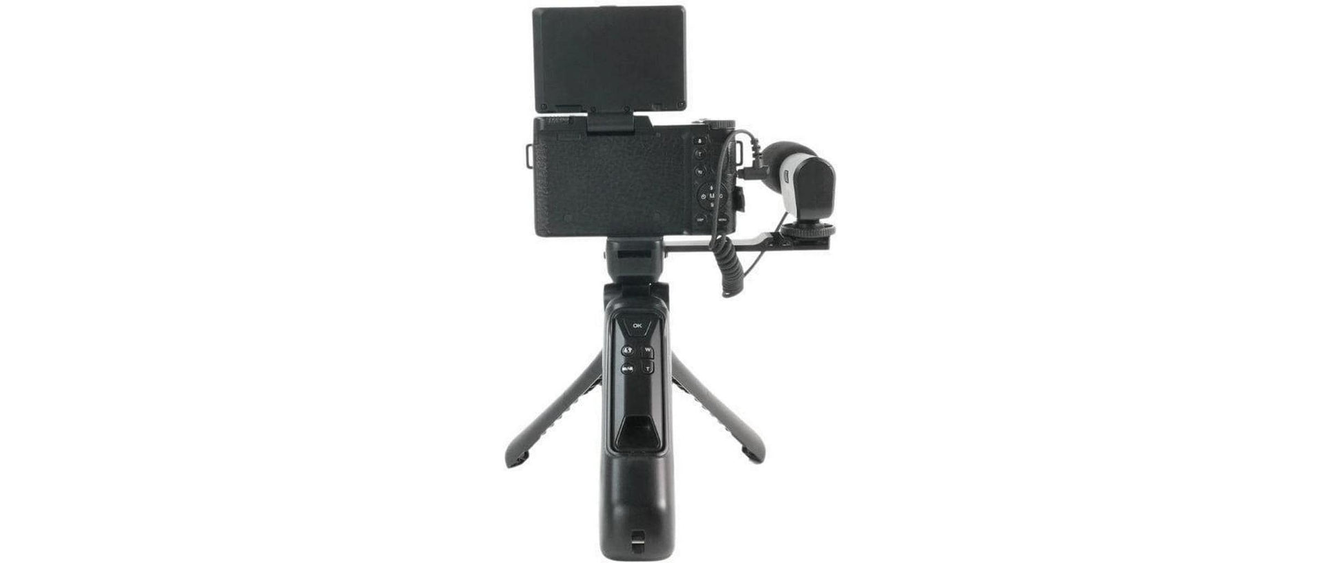 AgfaPhoto VLG4KOPT – Kompaktkamera, 24 MP, 4K 60 fps, 5× optischer Zoom, Schwarz