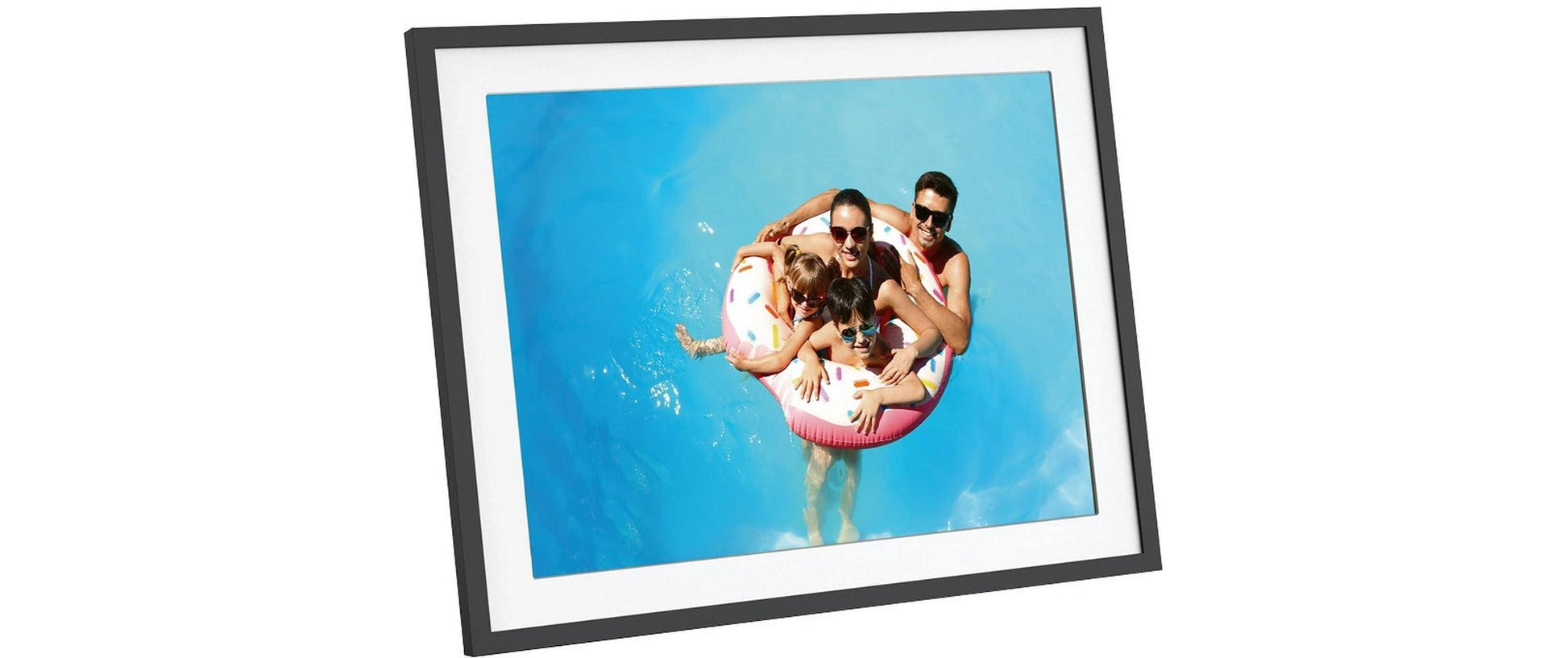 AgfaPhoto APF1700 Digitaler Bilderrahmen – 17" – 1280 × 960, IPS – WLAN, USB-C – microSD – Schwarz