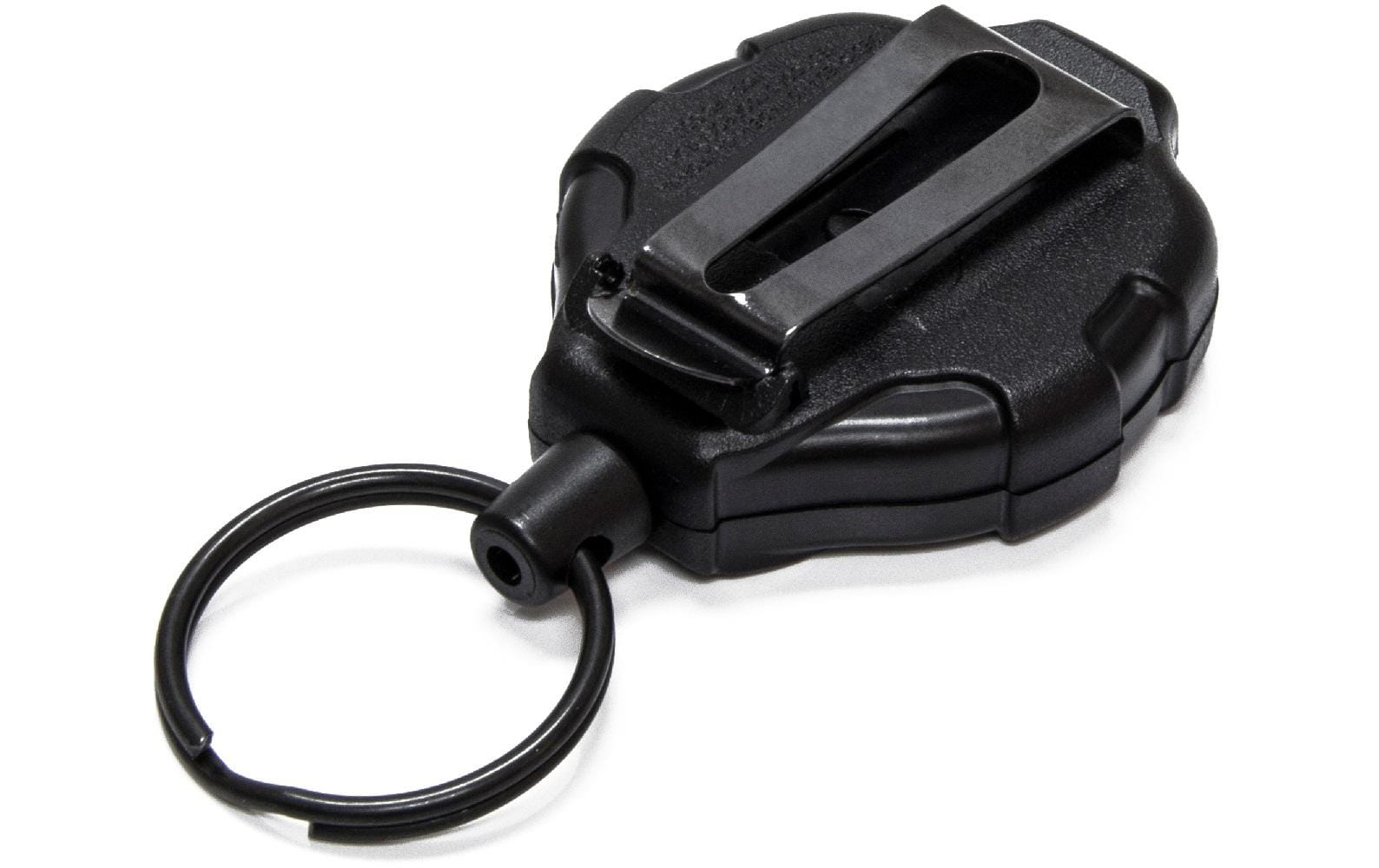 Key-bak Schlüsselanhänger KB RATCH-IT – Stoppfunktion, Gürtelclip, Schwarz