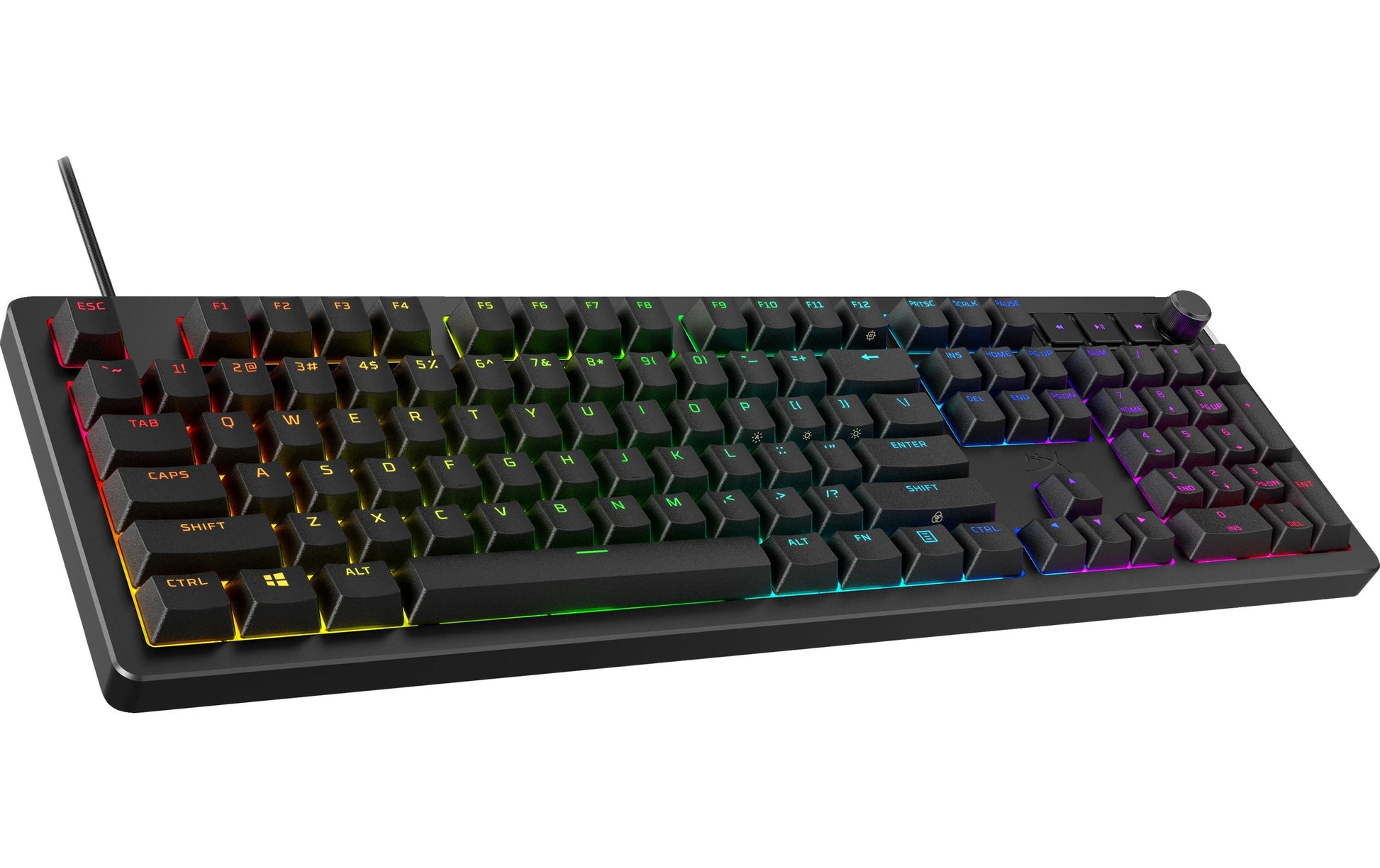 HyperX Alloy Rise – Tastatur, kabelgebunden (USB-A), CH-Layout (DE-CH), Fullsize (mit Ziffernblock), mechanisch