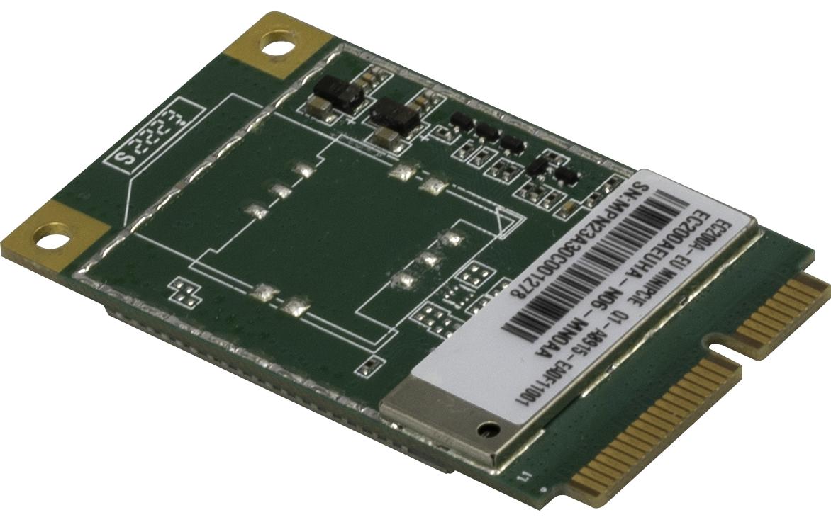 Mikrotik R11eL-EC200A-EU PCIe 4G LTE Modul – Cat.4, 150 Mbit/s, 2× u.FL – für Mini PCIe Slot – Grün