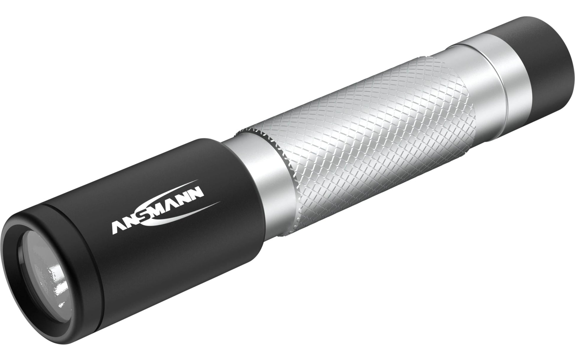 Ansmann Taschenlampe Daily Use 50B – 55 lm, 36 m, IPX4, Batteriebetrieb, 2 Stufen – Schwarz