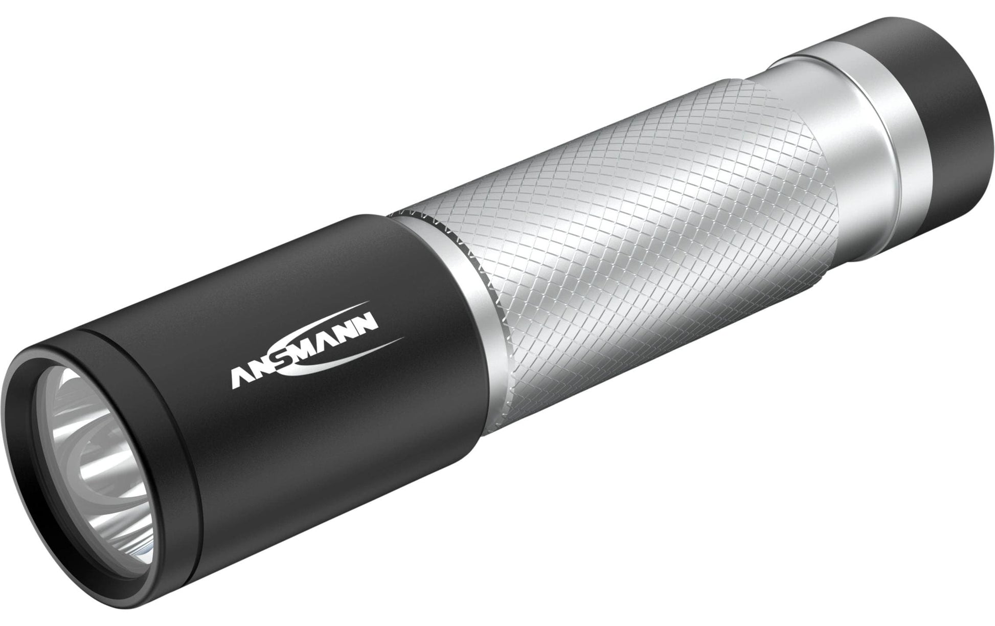 Ansmann Taschenlampe Daily Use 70B – 70 lm, 67 m, IPX4, Batteriebetrieb (AA) – Silber