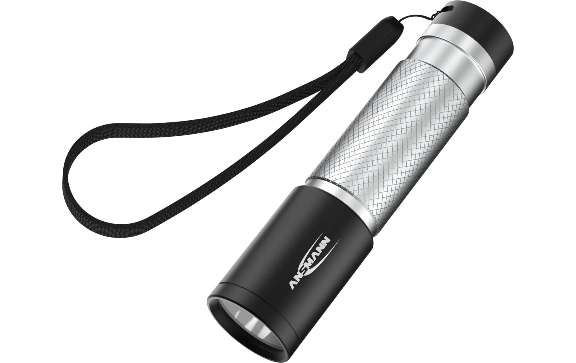 Ansmann Taschenlampe Daily Use 70B – 70 lm, 67 m, IPX4, Batteriebetrieb (AA) – Silber