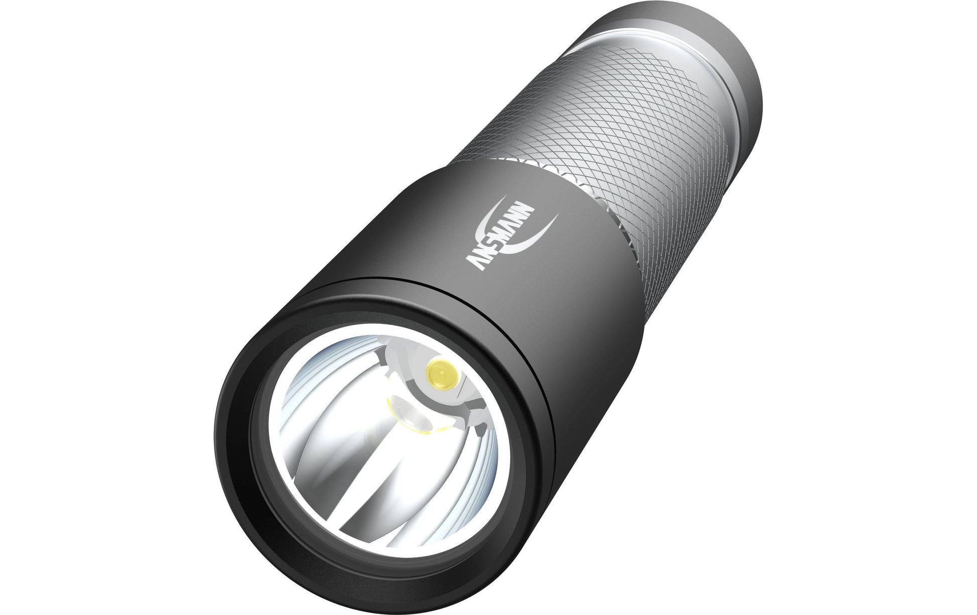 Ansmann Taschenlampe Daily Use 70B – 70 lm, 67 m, IPX4, Batteriebetrieb (AA) – Silber