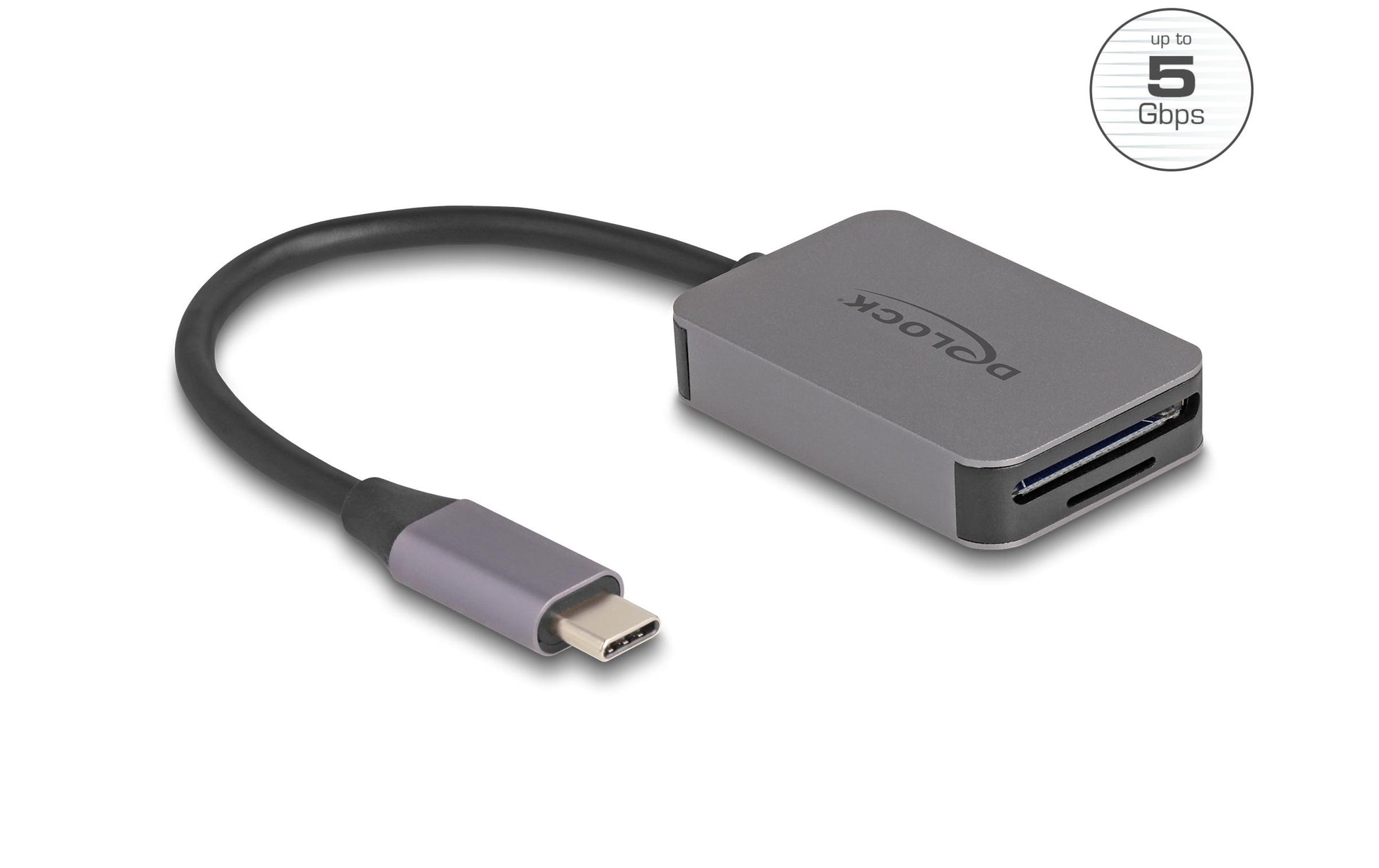 DeLOCK USB-C Kartenleser – für SD/MicroSD