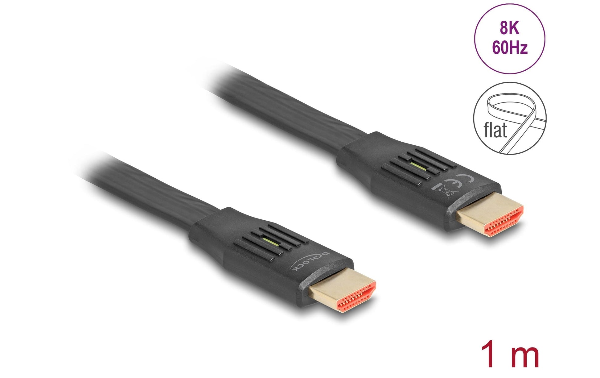 DeLOCK HDMI-Kabel, Schwarz