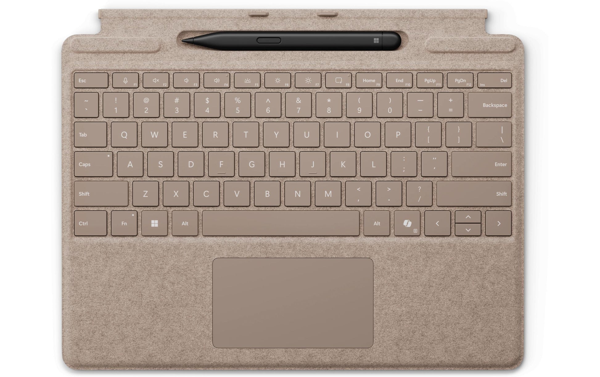 Microsoft Surface Pro Tastatur + Slim Pen – Tastatur, Grau-Beige – für Surface Pro
