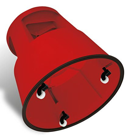 Wedo Ersatzrolle – für Rollhocker Carfa und Q-Connect, Grau, Kunststoff