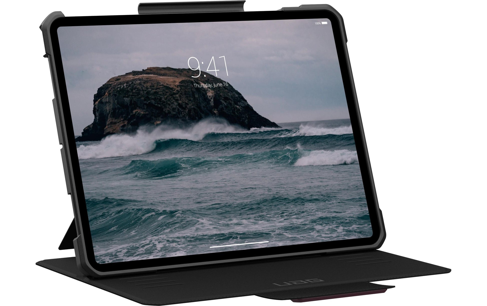 Urban Armor Gear UAG Metropolis SE Tablet-Hülle für iPad Pro 13" (7. Gen.) – Bordeaux