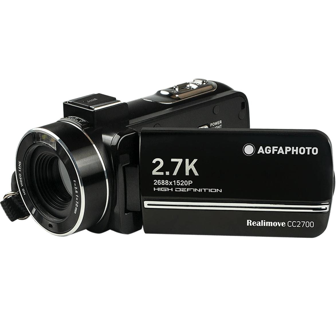 AgfaPhoto CC2700 – Camcorder, 2.7K, 24 MP