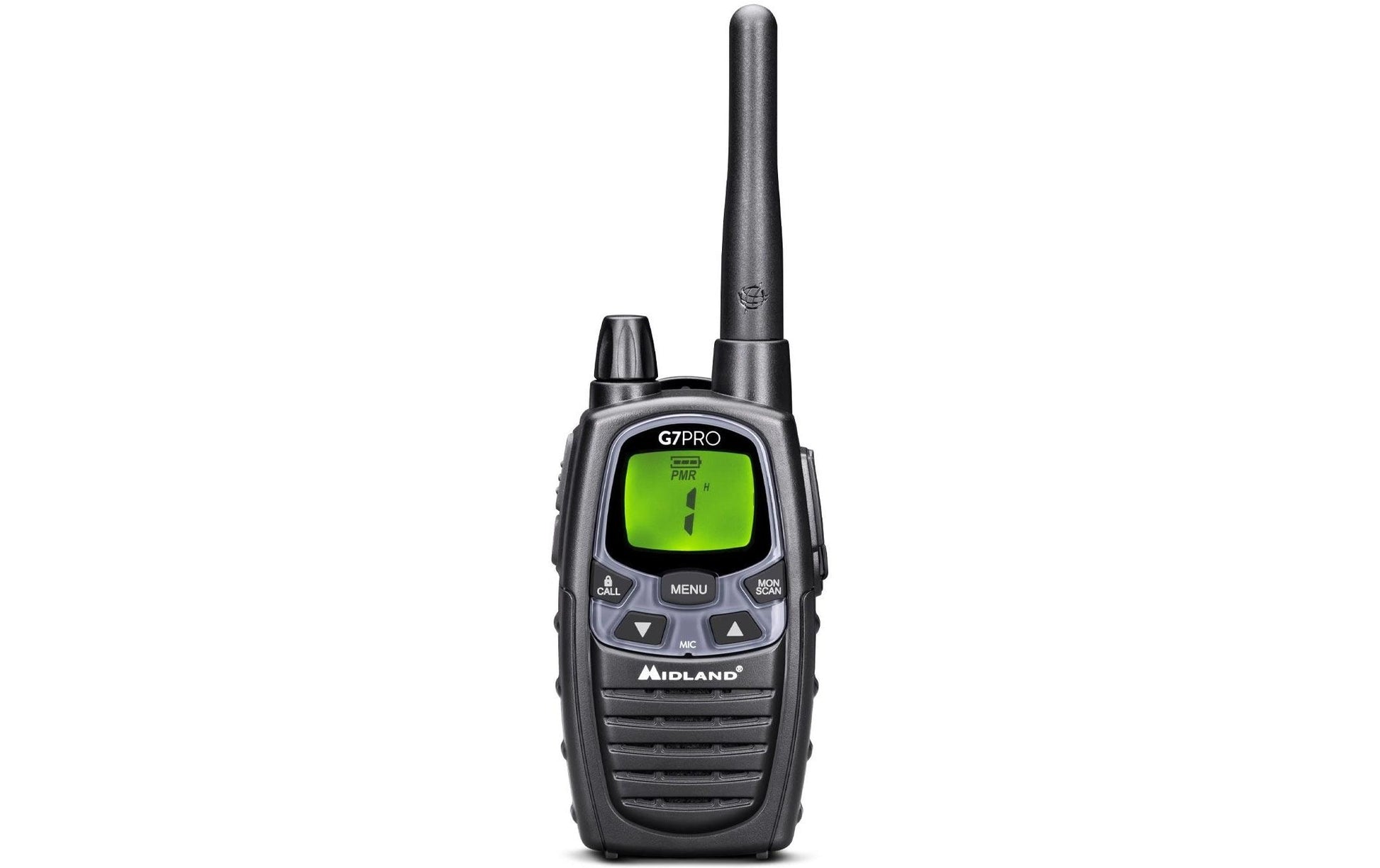 Midland G7 Pro – Funkzubehör, Funkgerät, 446 MHz, Schwarz, 2er-Set