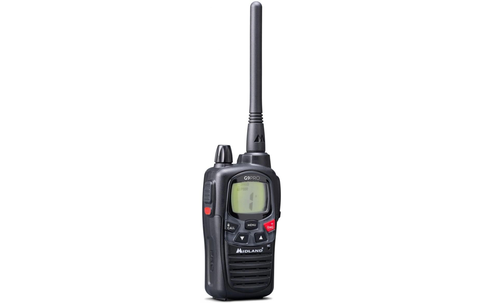 Midland G9 Pro – Funkzubehör, Funkgerät, 446 MHz, schwarz