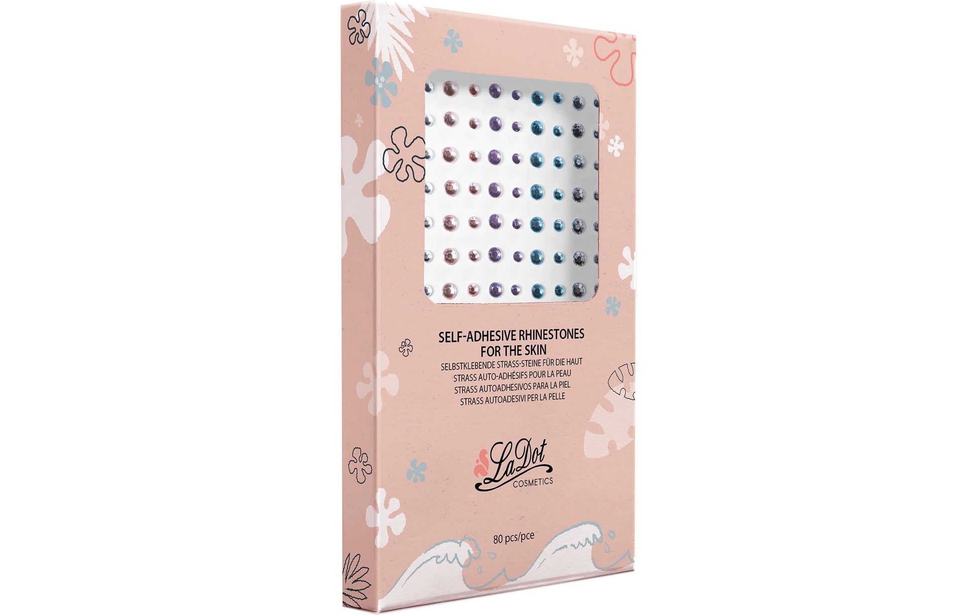LaDot Strasssteine – mehrfarbig – 80 Stk – Fensterbox